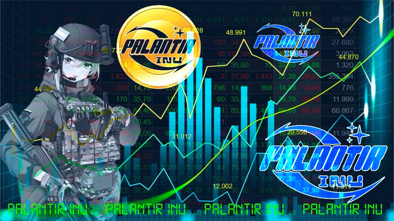 palantir inu operator with charts